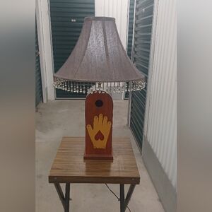 Vintage magician theme/ slight of hand table lamp